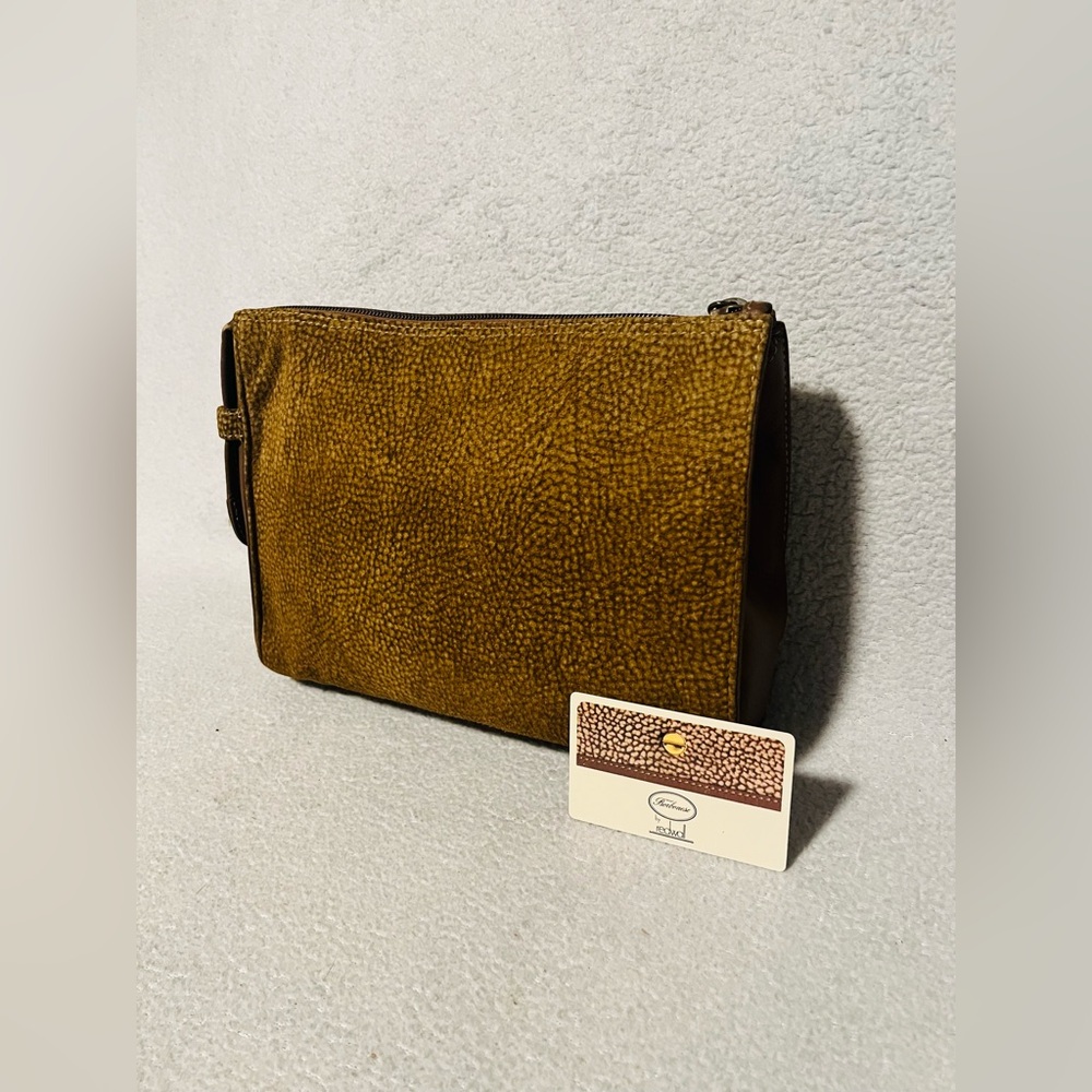 Borbonese Quail Suede Clutch - Picture 6 of 12